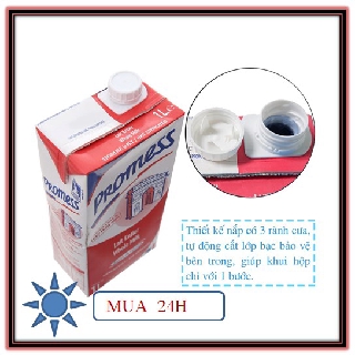 Sữa Promess nguyên kem1 LÍT (THÙNG 6 HỘP).date mới nhất.