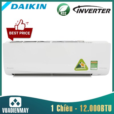 [ Freeship Nội Thành HN ][ Miễn Phí Lắp Đặt ] Điều hòa Daikin inverter 1 chiều 12000BTU FTKA35UAVMV