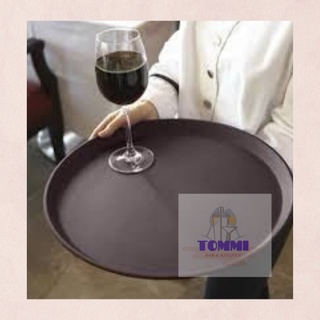Khay phục vụ chống trơn trượt tròn - dụng cụ pha chế