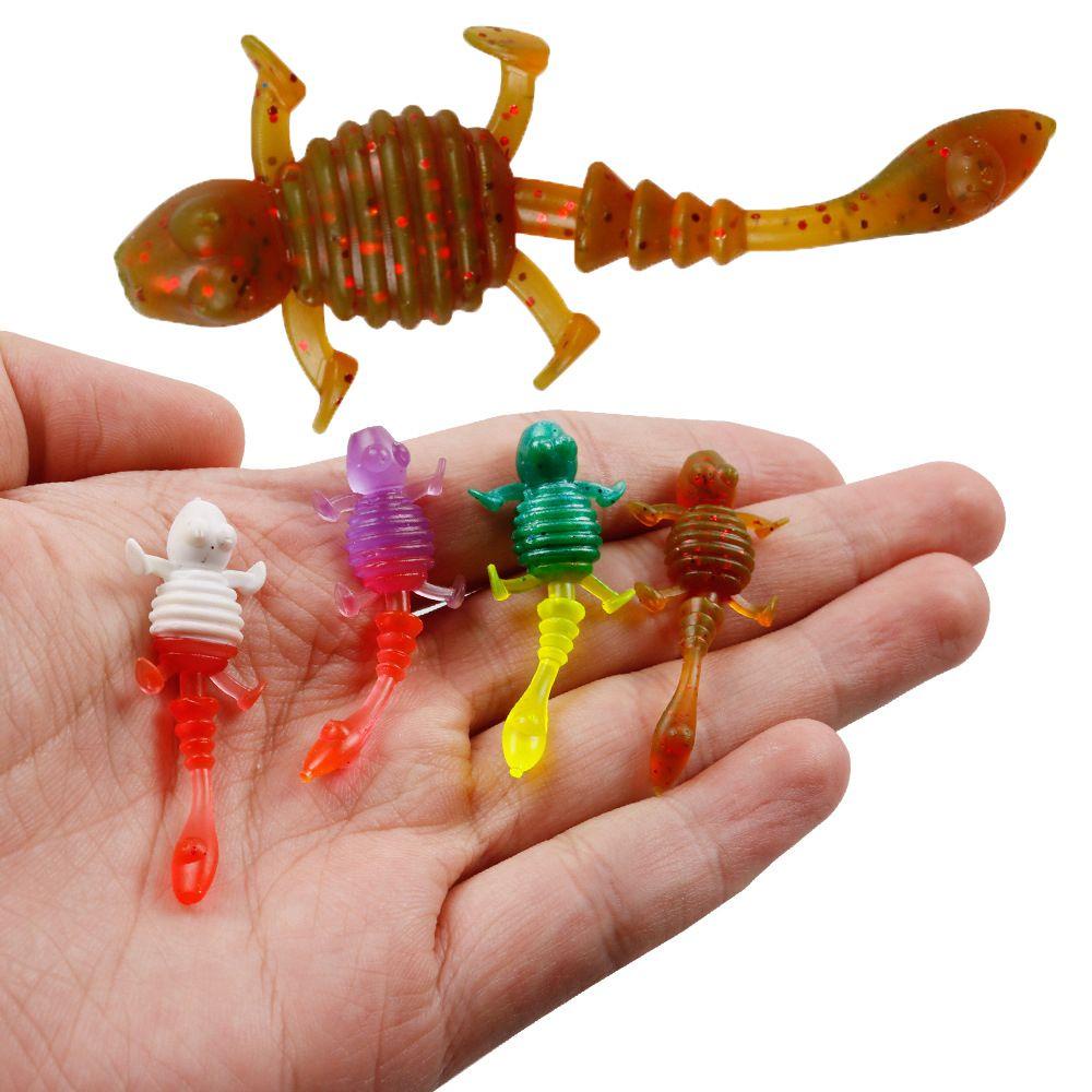 YOLA Bộ 20 Mồi Câu Cá Mềm 5cm Chất Lượng Dễ Sử Dụng