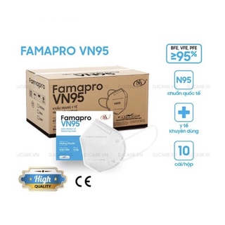 Thùng 500 cái khẩu trang vn95 famapro thùng