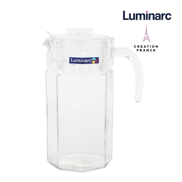 [Mã BMBAU50 giảm 7% tối đa 50K đơn 99K] Bình Nước Thuỷ Tinh Luminarc Octime 1.6L- LUBIG2665