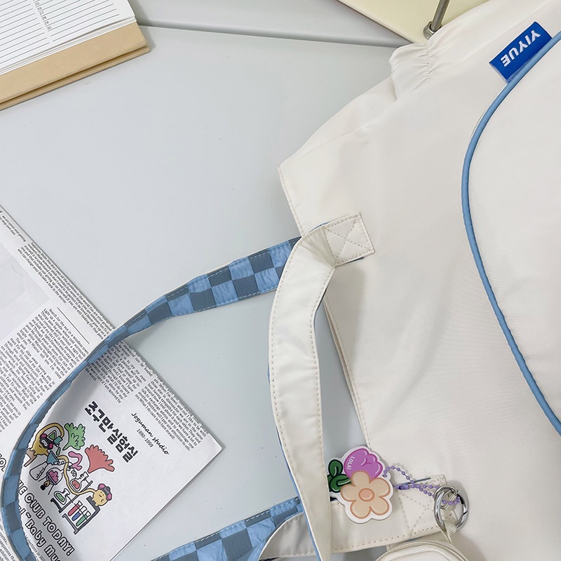 Túi Tote Đeo Vai Bằng Vải Oxford Chống Nước Sức Chứa Lớn Thời Trang Mới 2022 Cho Nữ