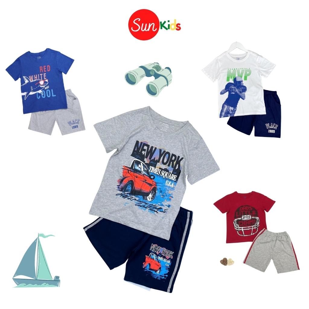Đồ bộ bé trai, bộ thun bé trai chất cotton, nhiều màu, size đại 4-14 tuổi - SUNKIDS