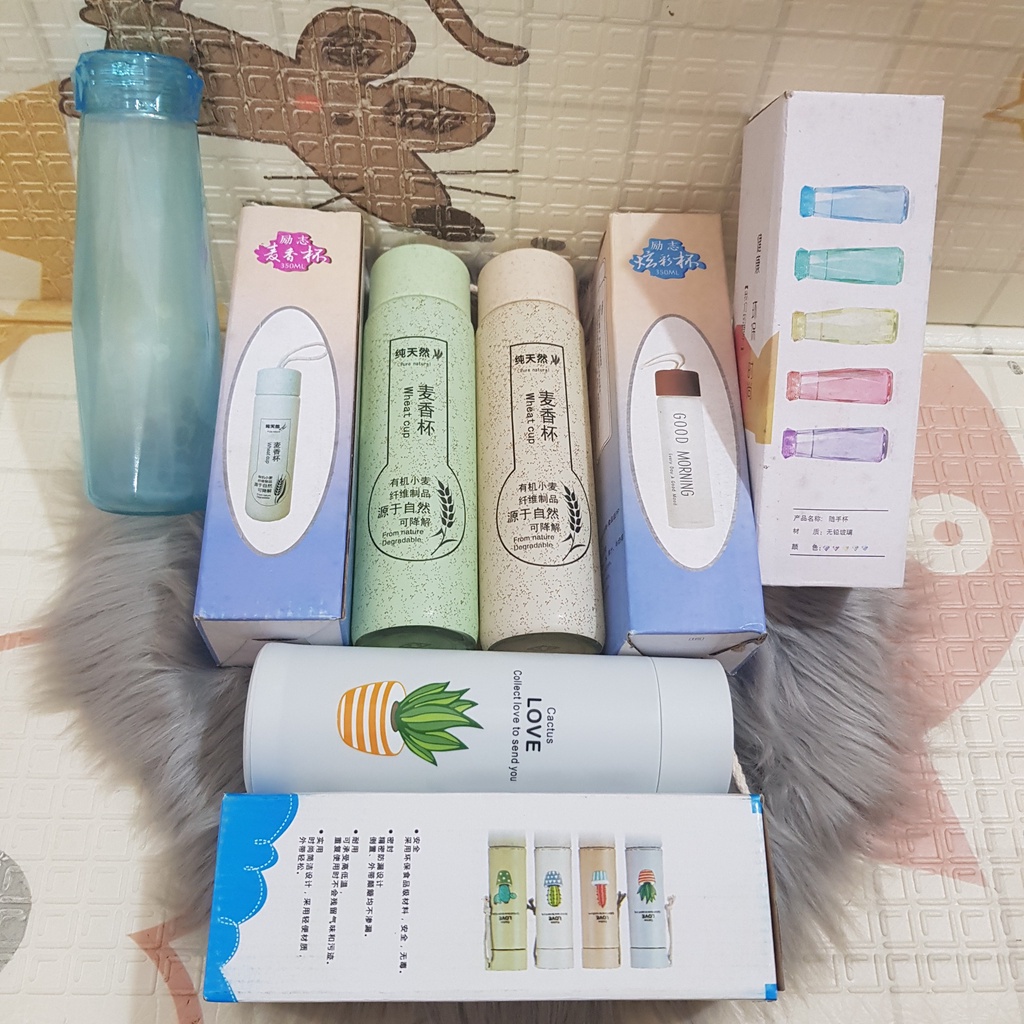 Bình nước giữ nhiệt hoạ tiết