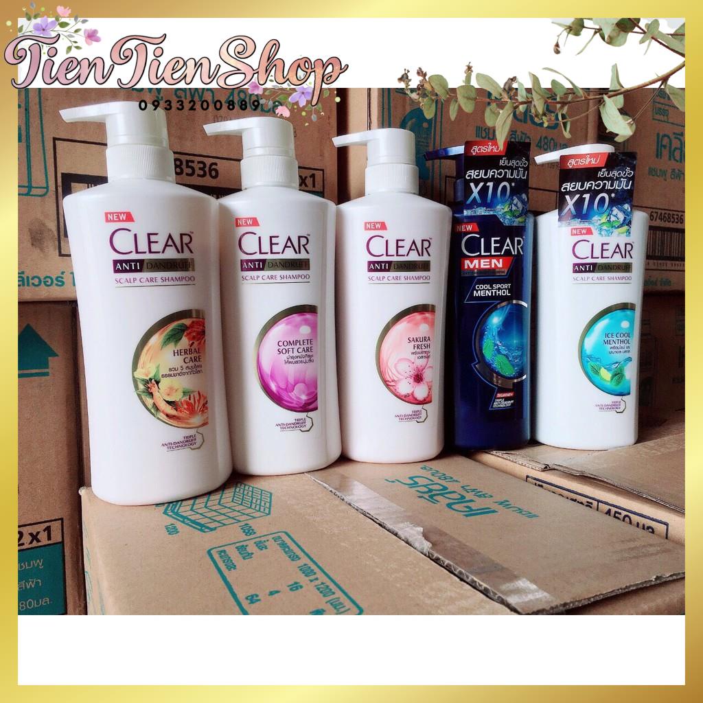 Dầu gội đầu Clear các loại