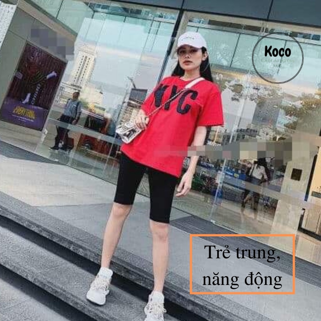 Quần legging nữ, Legging đùi cuộn tím nâng mông, chất cotton co giãn (Mua để tặng quà)