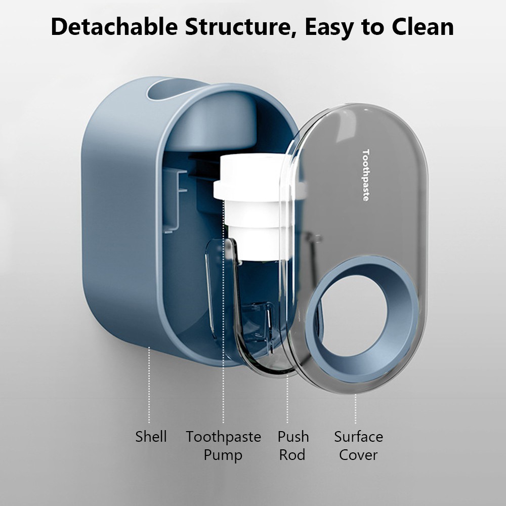 Dụng Cụ Lấy Kem Đánh Răng Tự Dính Chống Thấm Nước Nhiều Màu Sắc Tiện Lợi Dành Cho Nhà