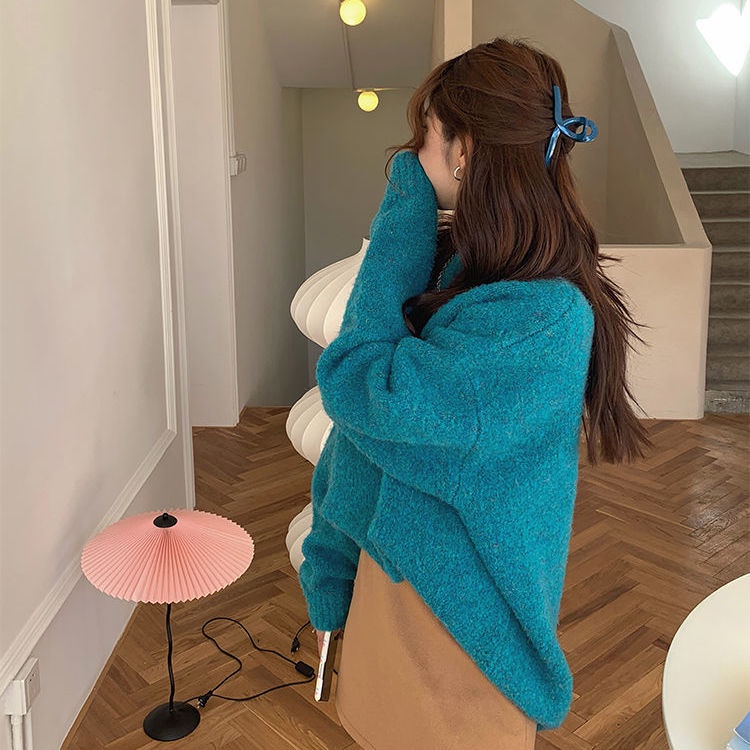 Áo len giữ ấm tay dài thời trang ngọt ngào trẻ trung dành cho nữ