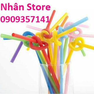 Ống hút nghệ thuật Tân Tường Khang - 1 bịch 50 ống