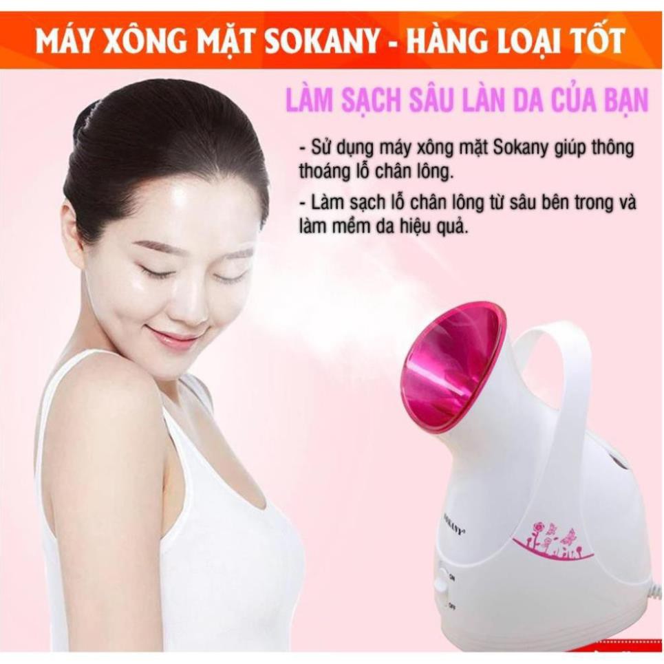 [GIÁ HẤP DẪN] Máy xông hơi chăm sóc da mặt Sokany sieu tiện -MUA NGAY KẺO LỠ-