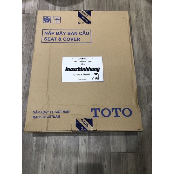 Nắp Êm Bồn Cầu TOTO TC385VS, Hàng Chính Hãng Bảo Hành Chính Hãng 02 năm