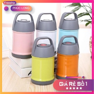 Hàng Chuẩn - Bình Ủ Cháo Nhật 450ml Không Cần Điện, Không Cần Nấu