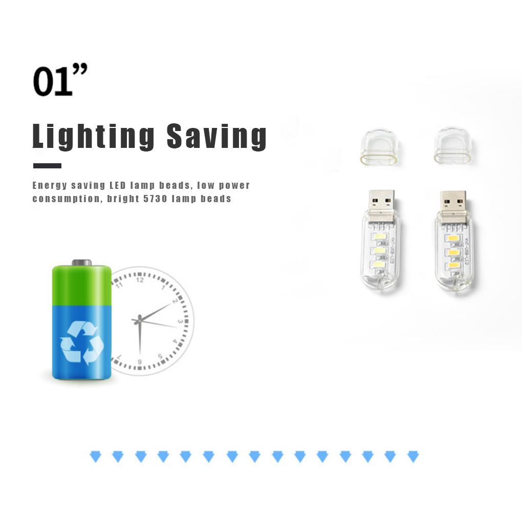 Đèn 3 LED 200LM 3000K / 7000K Dành Cho Máy Tính