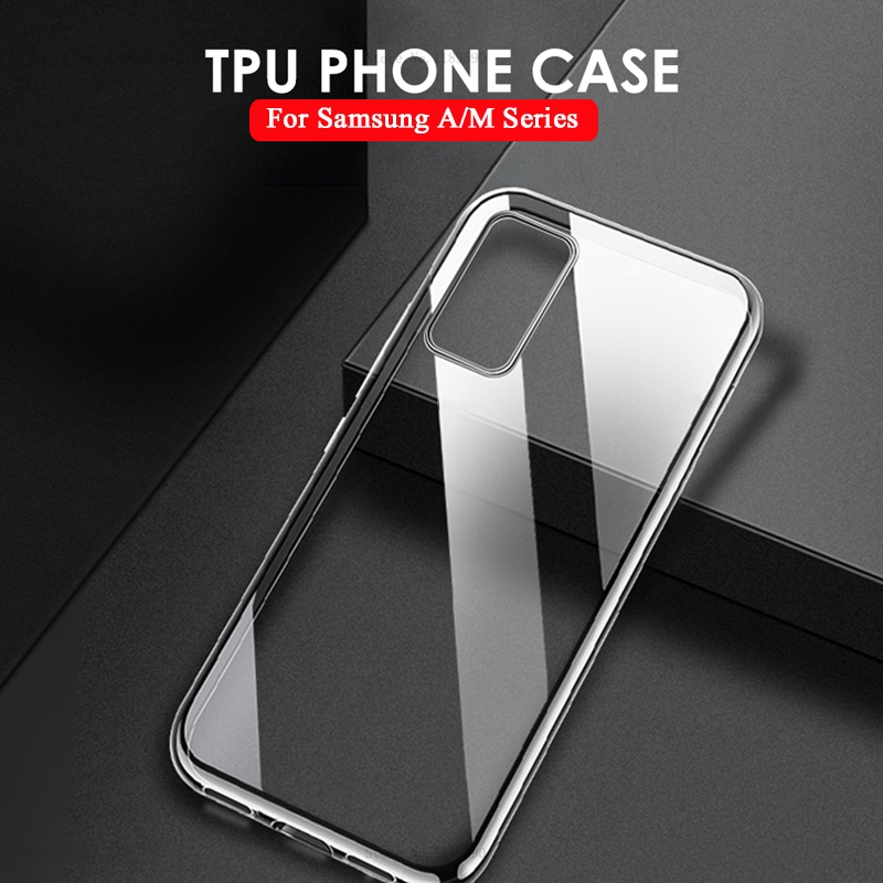 Ốp Lưng Tpu Mềm Trong Suốt Siêu Mỏng Cho Samsung Galaxy M10 M20 A5 A6 A7 A8 A10 A20 A30 A40 A50 A70 Plus 2016 2017 2018