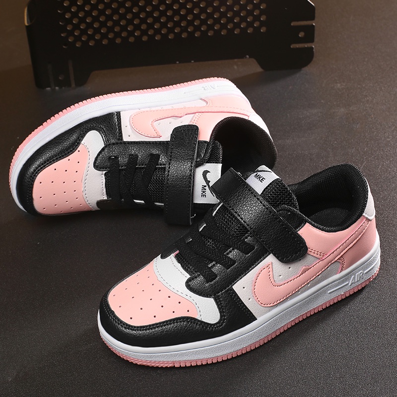 Giày Thể Thao Khóa Dán Thời Trang Xuân Thu Cho Bé Gái