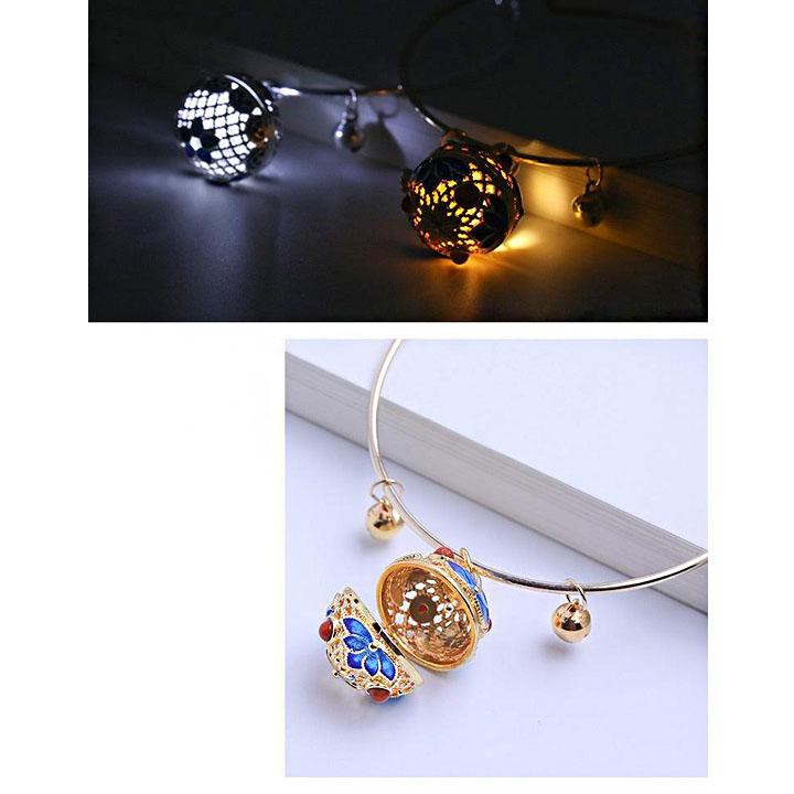 ( Phát sáng ) Vòng tay cung linh vẽ họa tiết lắc tay cổ trang cosplay cung đình dạ quang