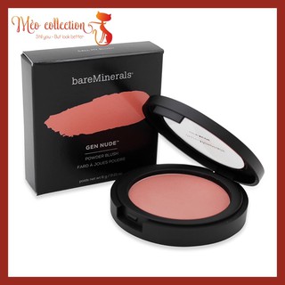 Má hồng BareMinerals - Gen Nude Powder Blush màu Call My Blush mini