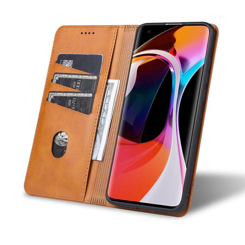 Bao Da Điện Thoại pu Nắp Lật Phong Cách Doanh Nhân Cho xiaomi mi 10 xiaomi mi10 pro mi10pro Giá Đỡ