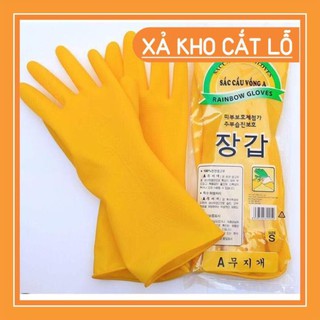 (Siêu sale)  Găng tay cao su mini cầu vồng loại A hàng xuất Hàn Quốc