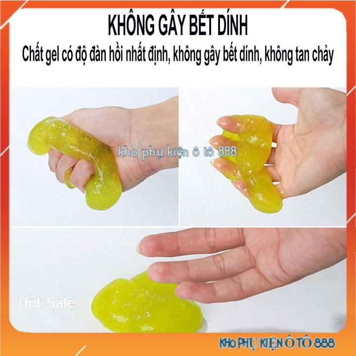 Slime lau bụi bẩn bàn phím, ô tô silicon dạng túi