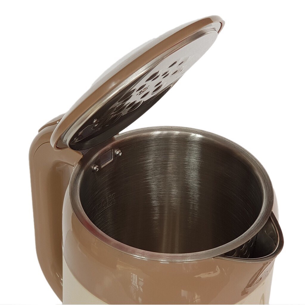 Ấm đun siêu tốc 2 lớp Inox 304 Osako OSA-200 dung tích 2.0 lit cách điện, cách nhiệt, siêu bền - KILA