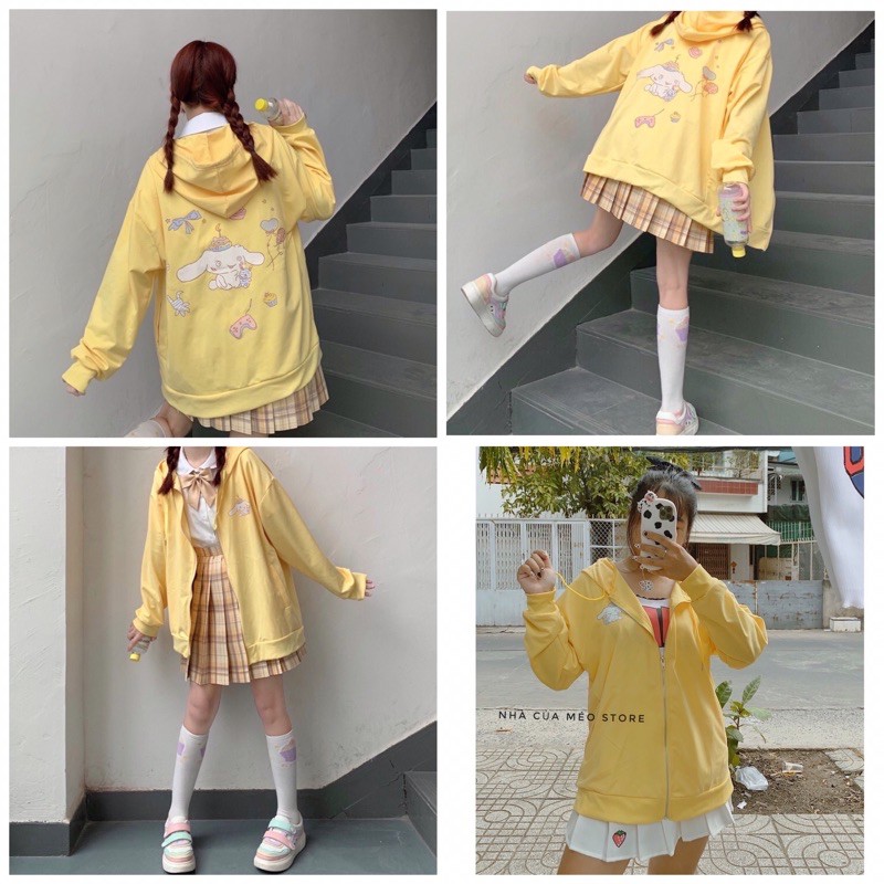 Áo khoác quảng châu hoạ tiết cute siêu rẻ [NHÀ CỦA MÉO STORE]