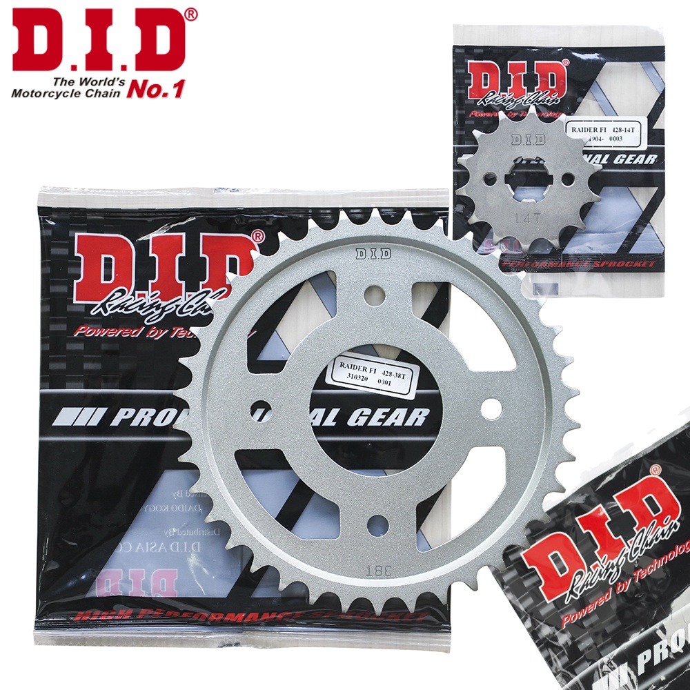 Dĩa DID Raider Fi 428-38T Silver