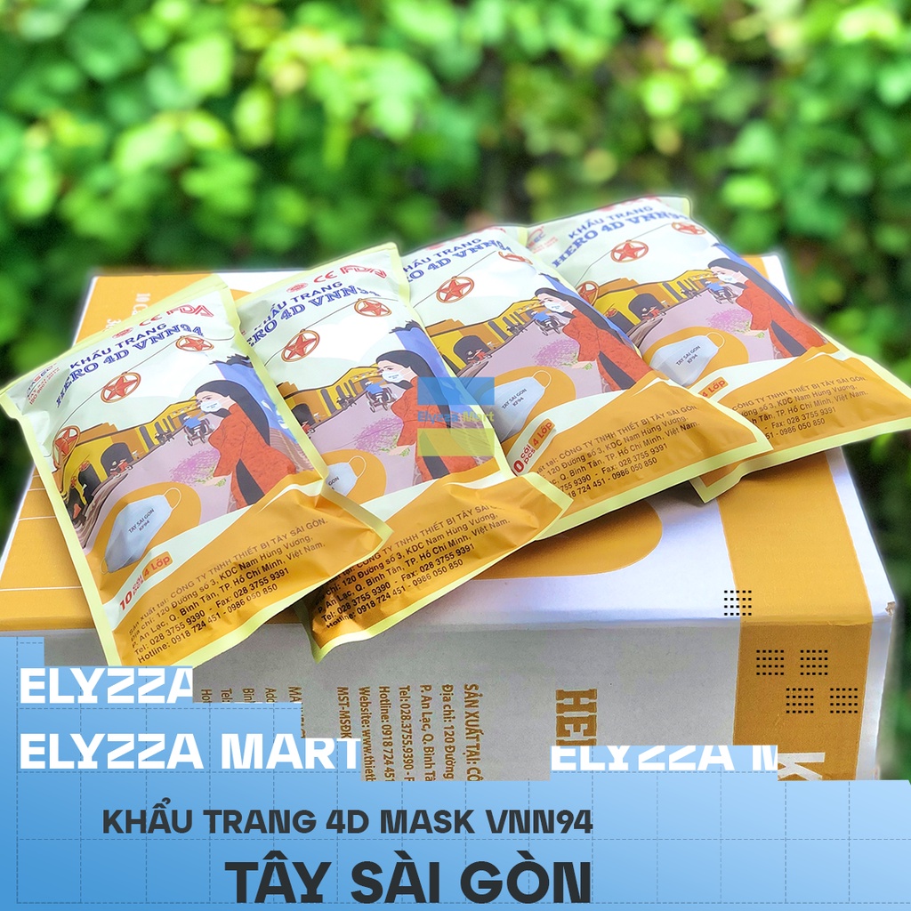Khẩu Trang Y Tế 4D Tây Sài Gòn VNN94