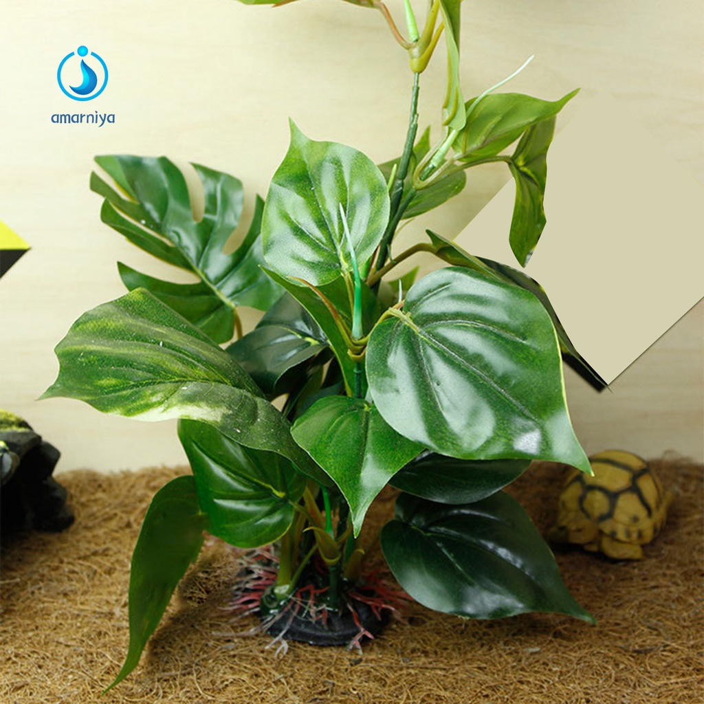 Lá Cây Nhân Tạo Có Thể Hòa Tan Được Dùng Để Trang Trí Bể Cá