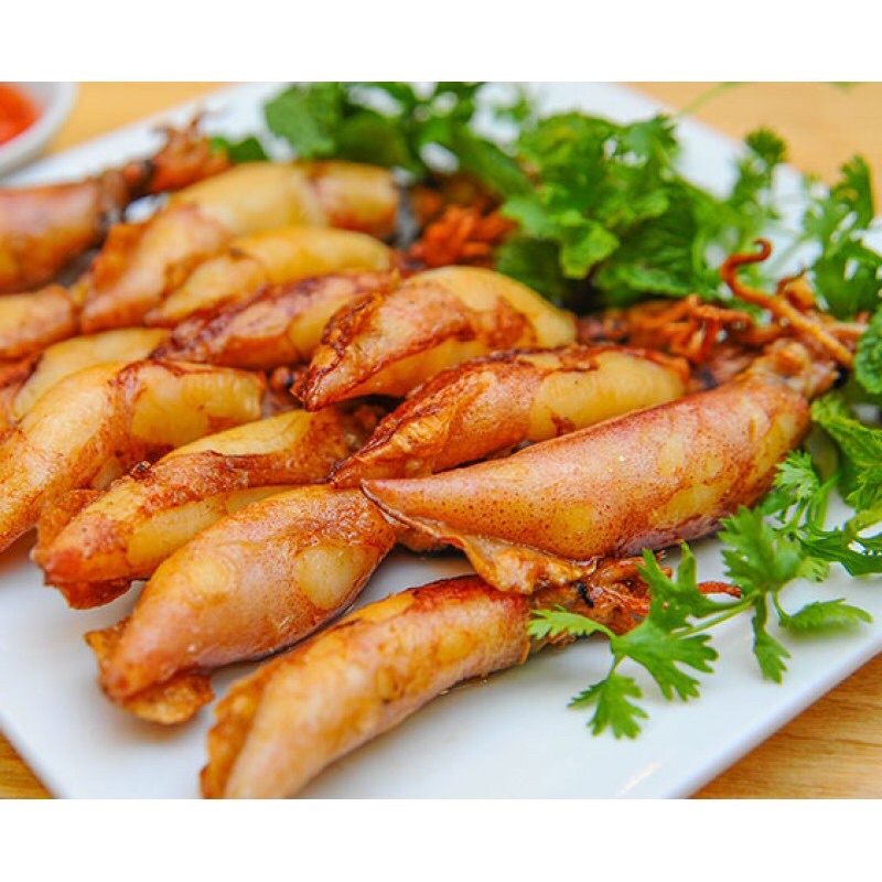 [HỎA TỐC SG] Mực trứng nhỏ (mực ghim trứng) tươi ngon nướng muối ớt chiên nước mắm hấp hành 500g