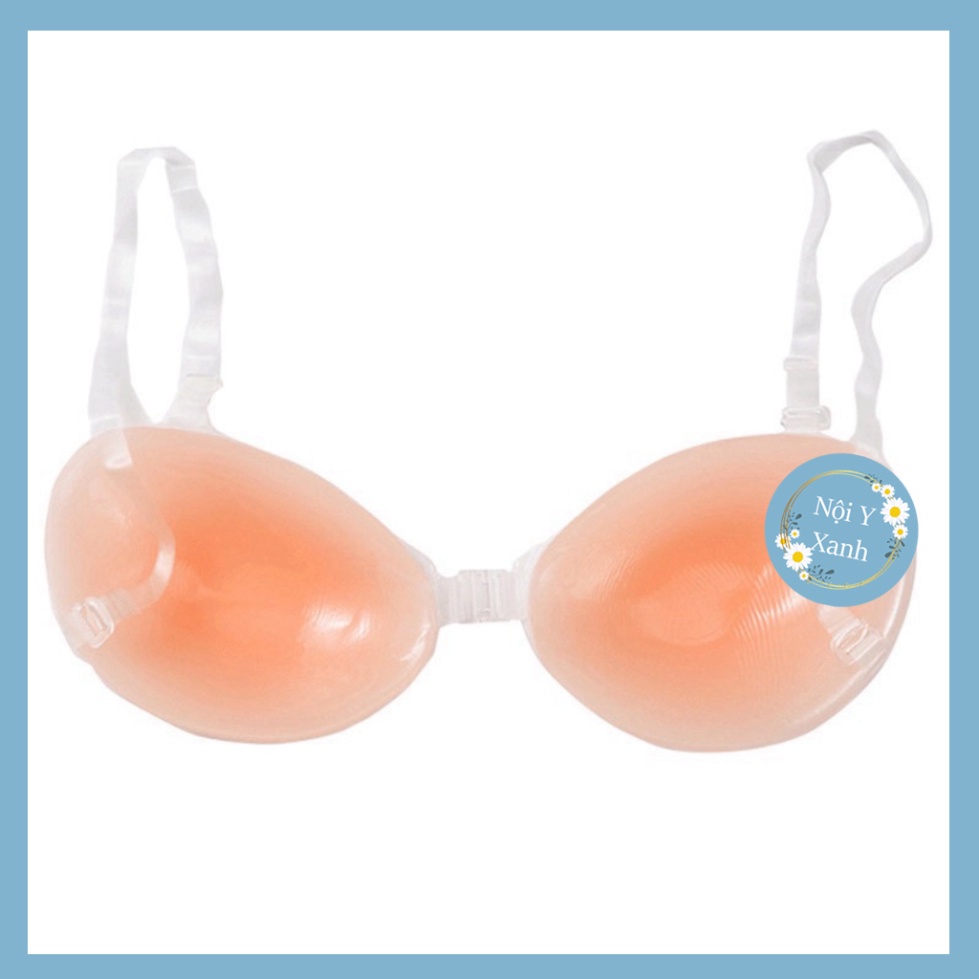 Miếng Dán Ngực Silicon Nâng Ngực , Áo Ngực Dán Cài Trước Tạo Khe Quyến Rũ 400 Nội Y Xanh chất thoáng mát cao cấp