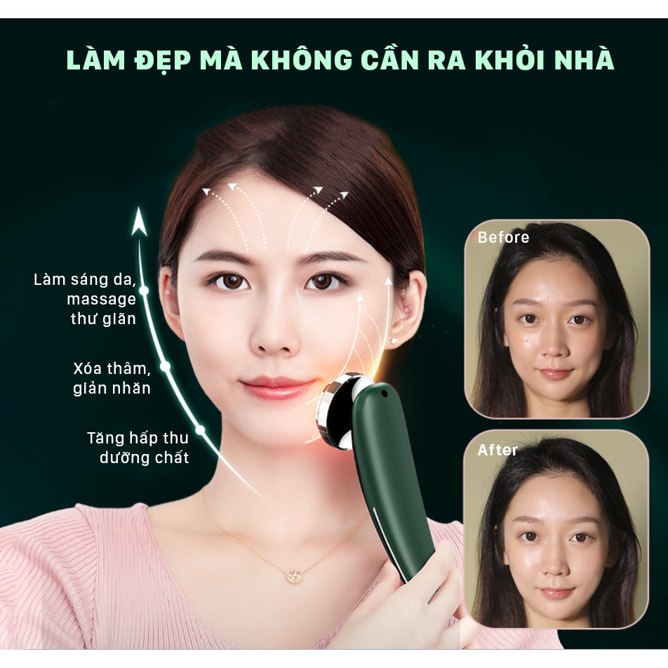 Máy massage mặt XL06 , rửa mặt chăm sóc da mặt đa năng