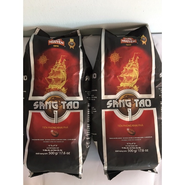 2 gói cafe trung nguyên sáng tạo 1 mỗi gói 500 g .