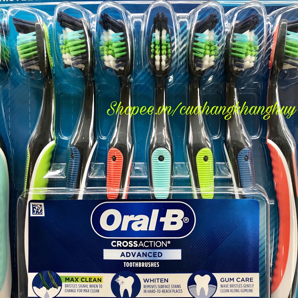 Bàn chải đánh răng Oral-B CrossAction Advanced (Mỹ)