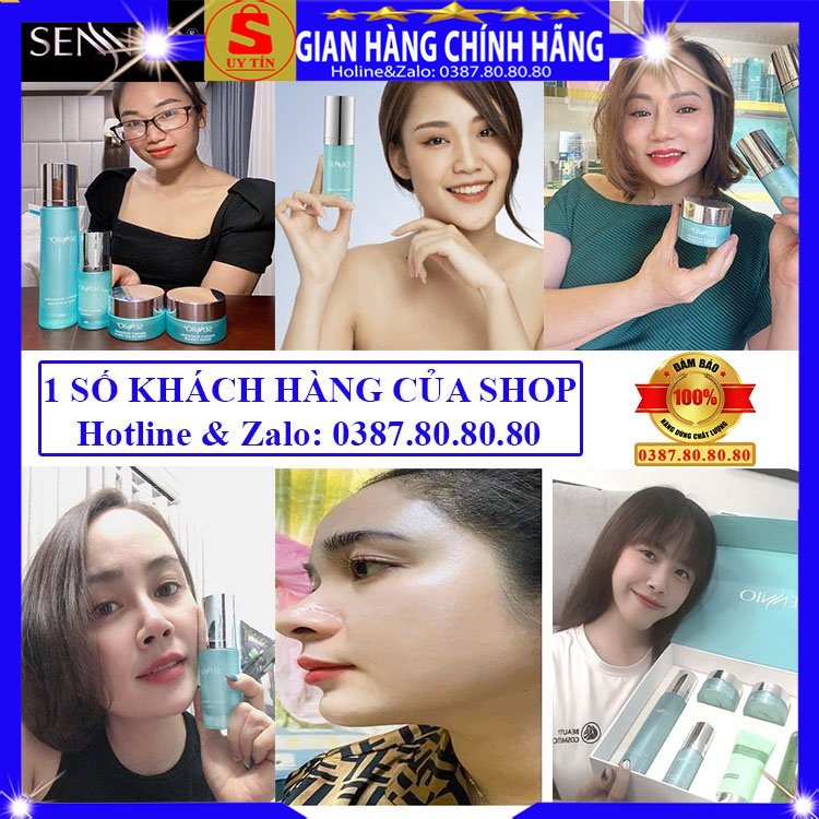 Tinh chất serum tái sinh phục hồi dưỡng trắng căng bóng da mặt cổ tốt chính hãng Sennio hàn quốc cho nam nữ bà bầu kem