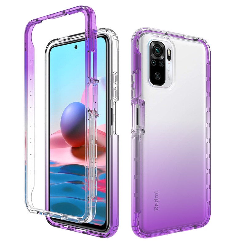 Ốp Điện Thoại TPU Màu Gradient Có Đệm Khí Chống Sốc Cho Xiaomi Redmi Note 10S 4G Redmi Note 10 4G