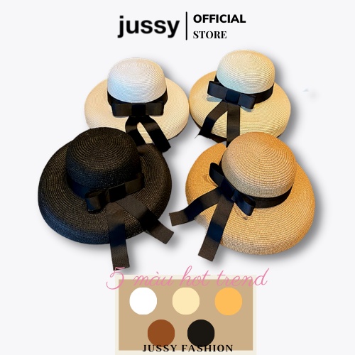 Nón Cói Chuông Jussy Fashion Mũ Cói Nữ Lồng Đèn Hội An Đầu Vuông Chất Cói Đan Dày Nhiều Màu Hot Kèm Hộp Đựng Giữ Form