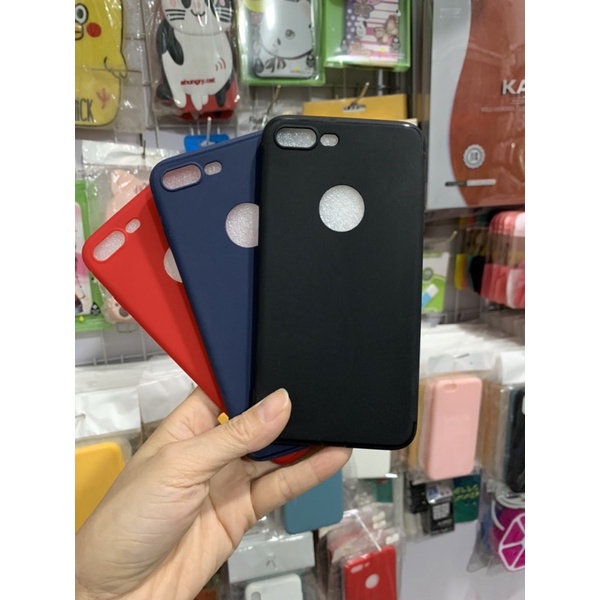 ốp dẻo mầu có nút che chân xạc iphone 6,6s,6 plus,7,8,7 plus,8 plus,6S plus