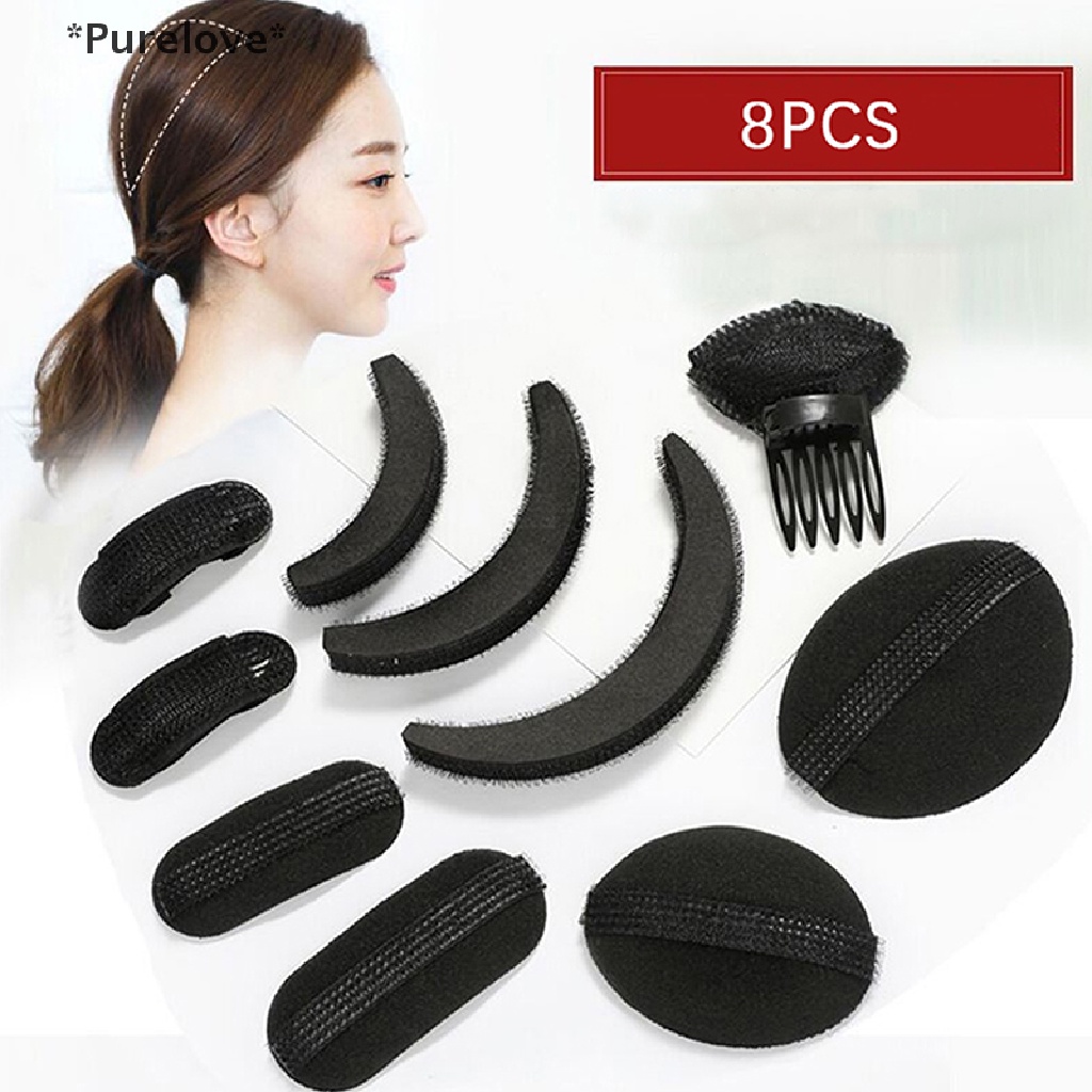 Set 8 Mút Xốp Làm Phồng Tóc Tiện Dụng