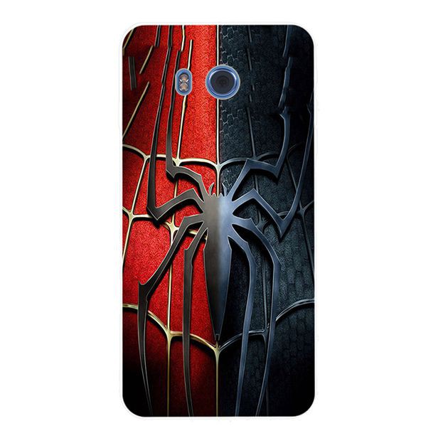 Ốp lưng silicon hình nhện Spiderman cho HTC Desire 12 12+ One M10 M9 U ultra U11 X9