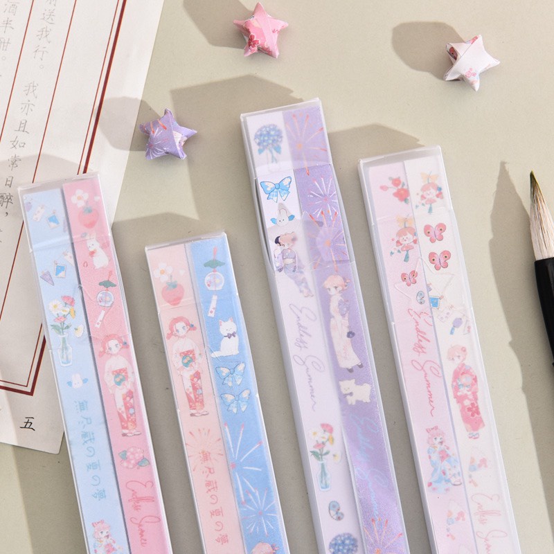 Set 80 tờ giấy gấp sao ước nguyện origami nhiều họa tiết dễ thương dùng để trang trí thủ công làm quà tặng