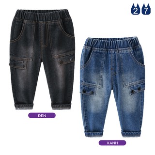 Quần Jean cho bé WELLKIDS chất bò mềm hàng xuất Âu Mỹ