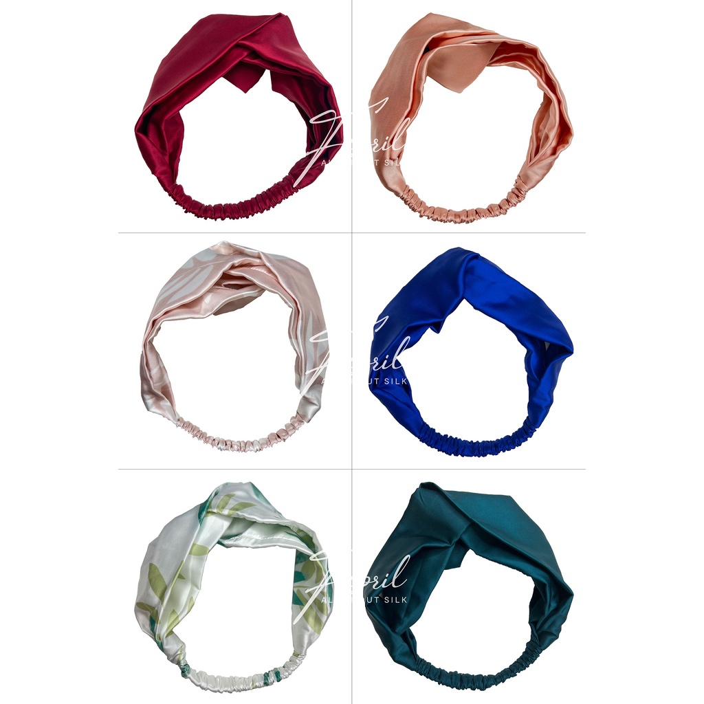 Băng đô lụa FEPRIL Silk headband