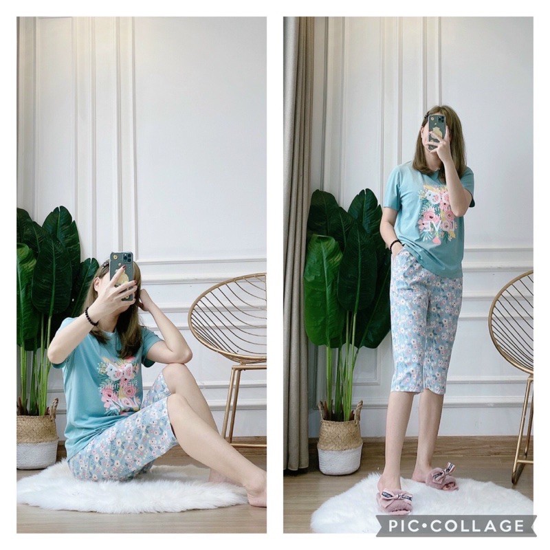 [Mã WASTCOOL giảm 15% tối đa 50K đơn 99K] BNU44 - SET BỘ EVERYTHING QUẦN THÔ HOA 3 MÀU NỮ | BigBuy360 - bigbuy360.vn