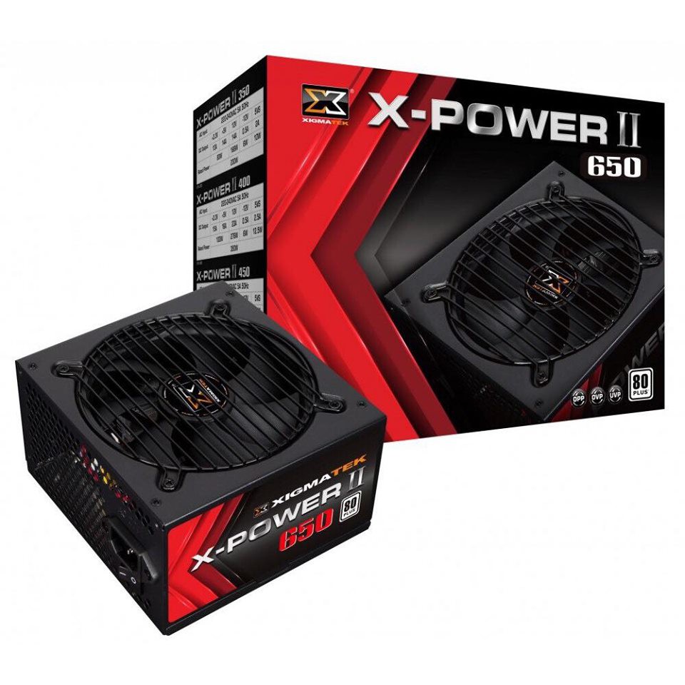 Nguồn XIGMATEK X-POWER X-650 80Plus