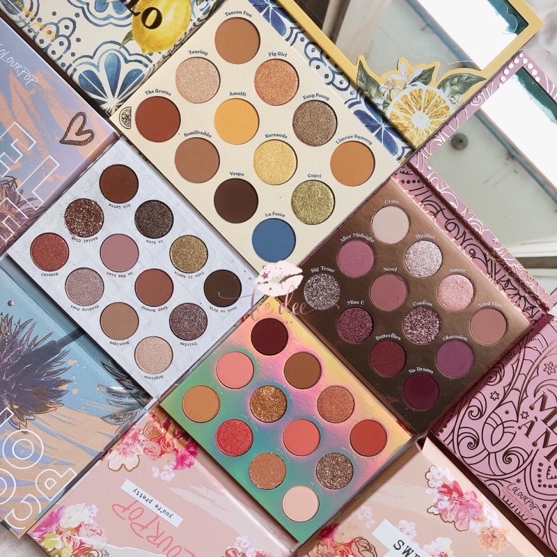 Bảng mắt 12 màu Colourpop Sweet Talk, Off Melrose, Menage a Muah