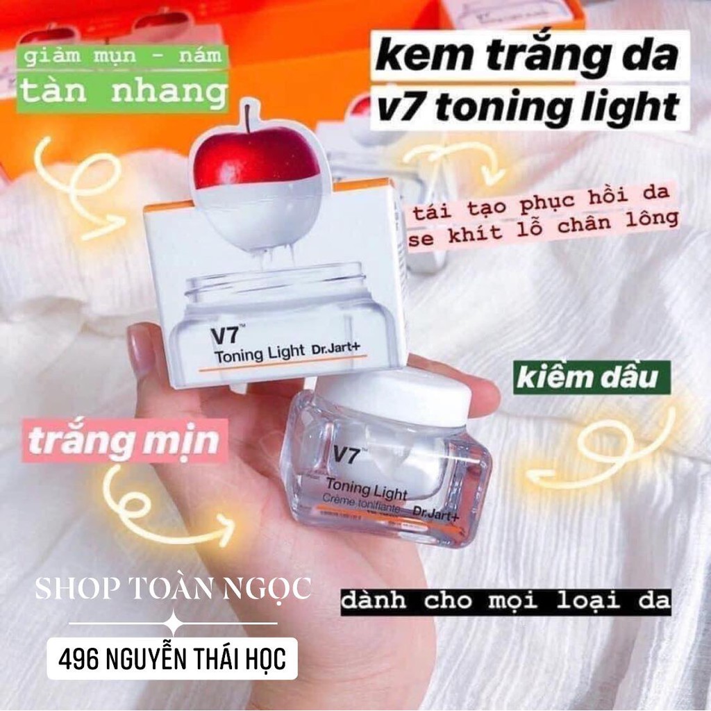 Kem trắng da V7 tonight light