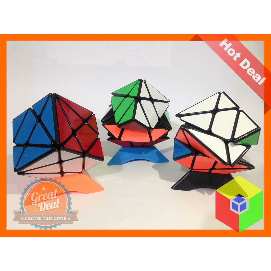 Rubik biến thể YJ Axis - Đồ chơi giáo dục - Rubik hình xiên - Đồ chơi trí tuệ