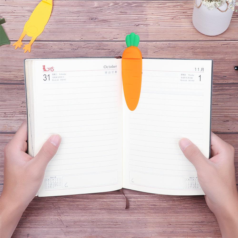 PISTA Giá Đỡ Sách Phong Cách Đơn Giản Hình Gà Cà Rốt